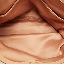 Pre Owned Tod's Two Tone Leather Medium D-Cube Tote