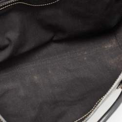 Pre Owned Tod's Black Leather Flap Satchel