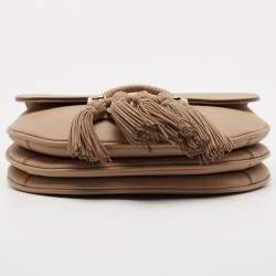 Pre Owned Tod's Beige Leather Crossbody Bag