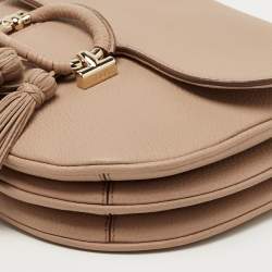 Pre Owned Tod's Beige Leather Crossbody Bag