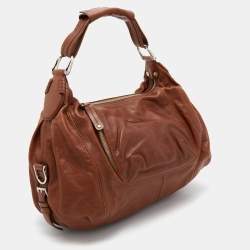 Tod's Brown Leather Slouchy Hobo