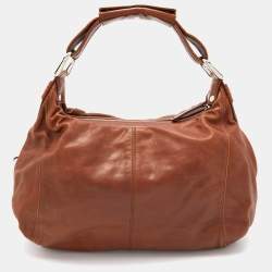 Tod's Brown Leather Slouchy Hobo