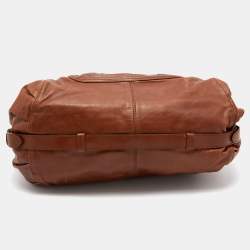 Tod's Brown Leather Slouchy Hobo