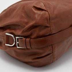 Tod's Brown Leather Slouchy Hobo