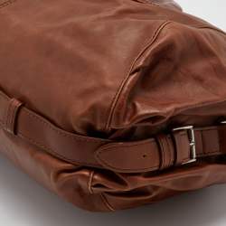 Tod's Brown Leather Slouchy Hobo
