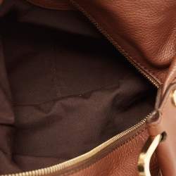 Pre Owned Tod's Brown Leather Multiple Pocket Hobo