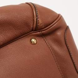 Pre Owned Tod's Brown Leather Multiple Pocket Hobo