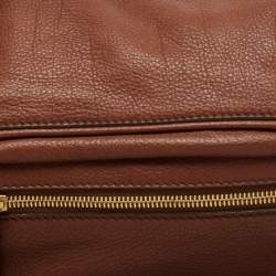 Pre Owned Tod's Brown Leather Multiple Pocket Hobo