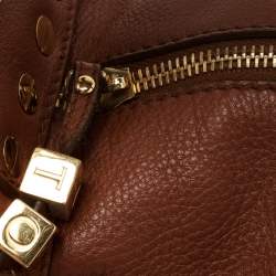 Pre Owned Tod's Brown Leather Multiple Pocket Hobo