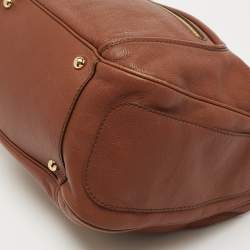 Pre Owned Tod's Brown Leather Multiple Pocket Hobo