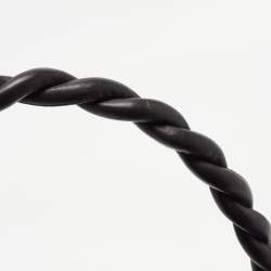 Pre Owned Tod's Dark Brown Leather Twisted Frame Satchel