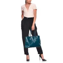 Tod's Blue Leather D-Styling Tote