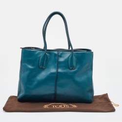 Tod's Blue Leather D-Styling Tote
