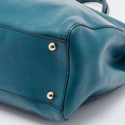 Tod's Blue Leather D-Styling Tote