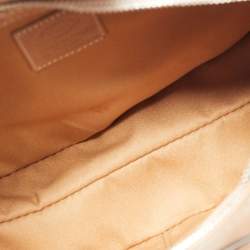 Tod's Beige Leather Wooden Flap Hobo 