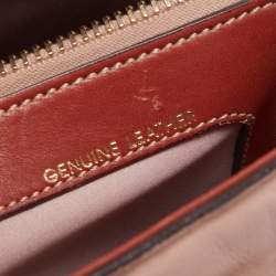 Pre Owned Tod's Tri Color Leather D-Cube Tote