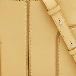 Pre Owned حقيبة تودز مايكرو سيلا جلد بنية فاتحة