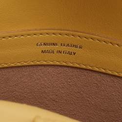 Pre Owned حقيبة تودز مايكرو سيلا جلد بنية فاتحة