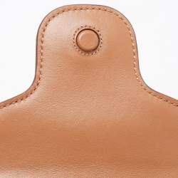 Pre Owned Tod's Tan Leather Mini kate Crossbody Bag