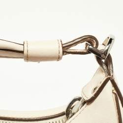 Tod's Beige Leather Miky Hobo