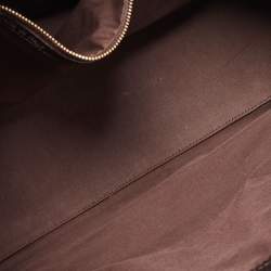 Pre Owned Tod's Choco Brown Leather Front Pocket Satchel