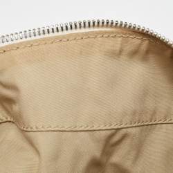 Pre Owned Tod's Off White Leather Miky Hobo