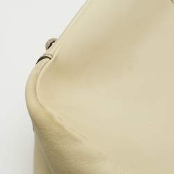 Pre Owned Tod's Cream Leather Tote 