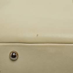 Pre Owned Tod's Cream Leather Tote 