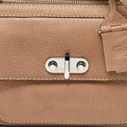 مملوكة مسبقًا Tod's Beige Leather Front Pocket Tote