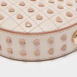 Tod's Light Pink Leather Round Gommini Crossbody Bag