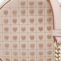 Tod's Light Pink Leather Round Gommini Crossbody Bag