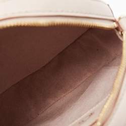Tod's Light Pink Leather Round Gommini Crossbody Bag