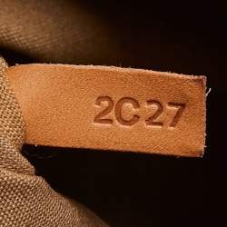 Tod’s Brown/Beige Coated Canvas and Leather G-Bag Easy Sacca Satchel