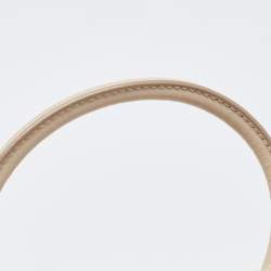 Tod's Beige Leather Zip Satchel