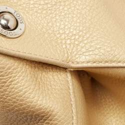Tod's Gold Leather East/West New Girelli Satchel