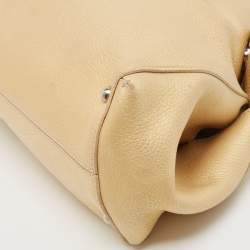 Tod's Gold Leather East/West New Girelli Satchel