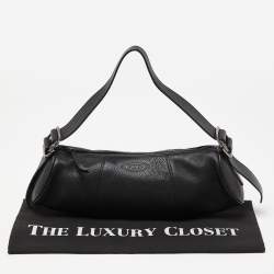 Tod's Black Leather Shoulder Bag
