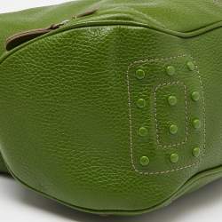 Pre Owned Tod's Green Leather Charlotte Hobo