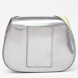 Tod's Tri Color Patent Leather Crystals/Studs Embellished Shoulder Bag