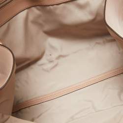 Tod's Rose Poudre Leather Cape Tote