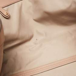 Tod's Rose Poudre Leather Cape Tote