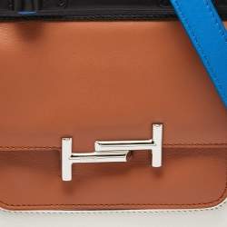 Tod's Tri Color Leather MIni Double T Tote