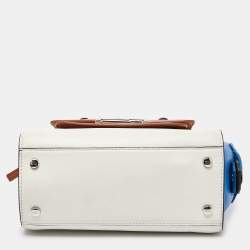 Tod's Tri Color Leather MIni Double T Tote