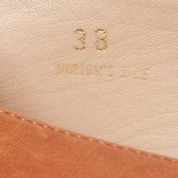 مملوكة مسبقًا Tod's Brown Leather Espadrille Flats Size 38