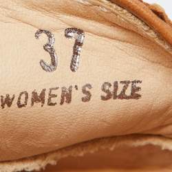 Pre Owned Tod's Brown Suede Donna Loafers Size 37