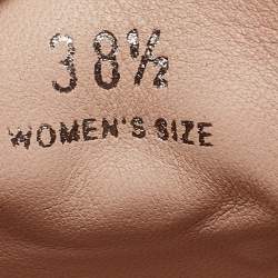 Pre Owned Tod's Red Suede Penny Loafers Size 38.5