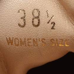 مملوكة مسبقًا Tod's Cream Leather Monk Sneakers Size 38.5