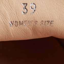 مملوكة مسبقًا Tod's Black Saffiano Leather Logo Bow Slip On Loafers Size 39