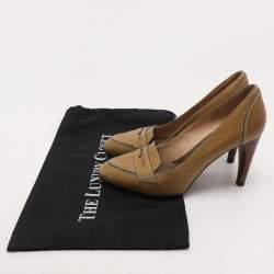 Tod's Green Leather Pumps Size 38.5