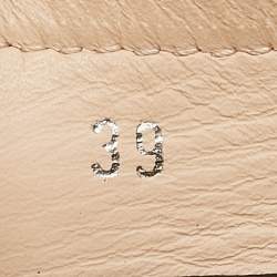 Pre Owned Tod's Grey Leather  Slip On Loafers Size 39